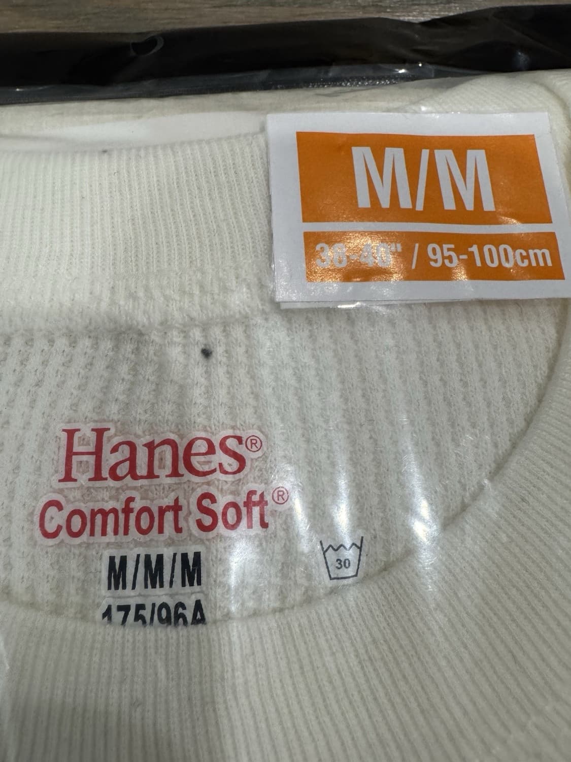 슈프림 헤인즈 써멀 크루넥 티셔츠 화이트 상품이미지2