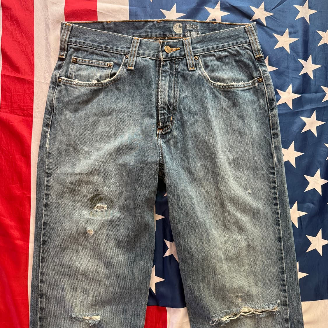 [32] [Carhartt] 칼하트 B320 릴렉스핏 데님 청바지 상품이미지2