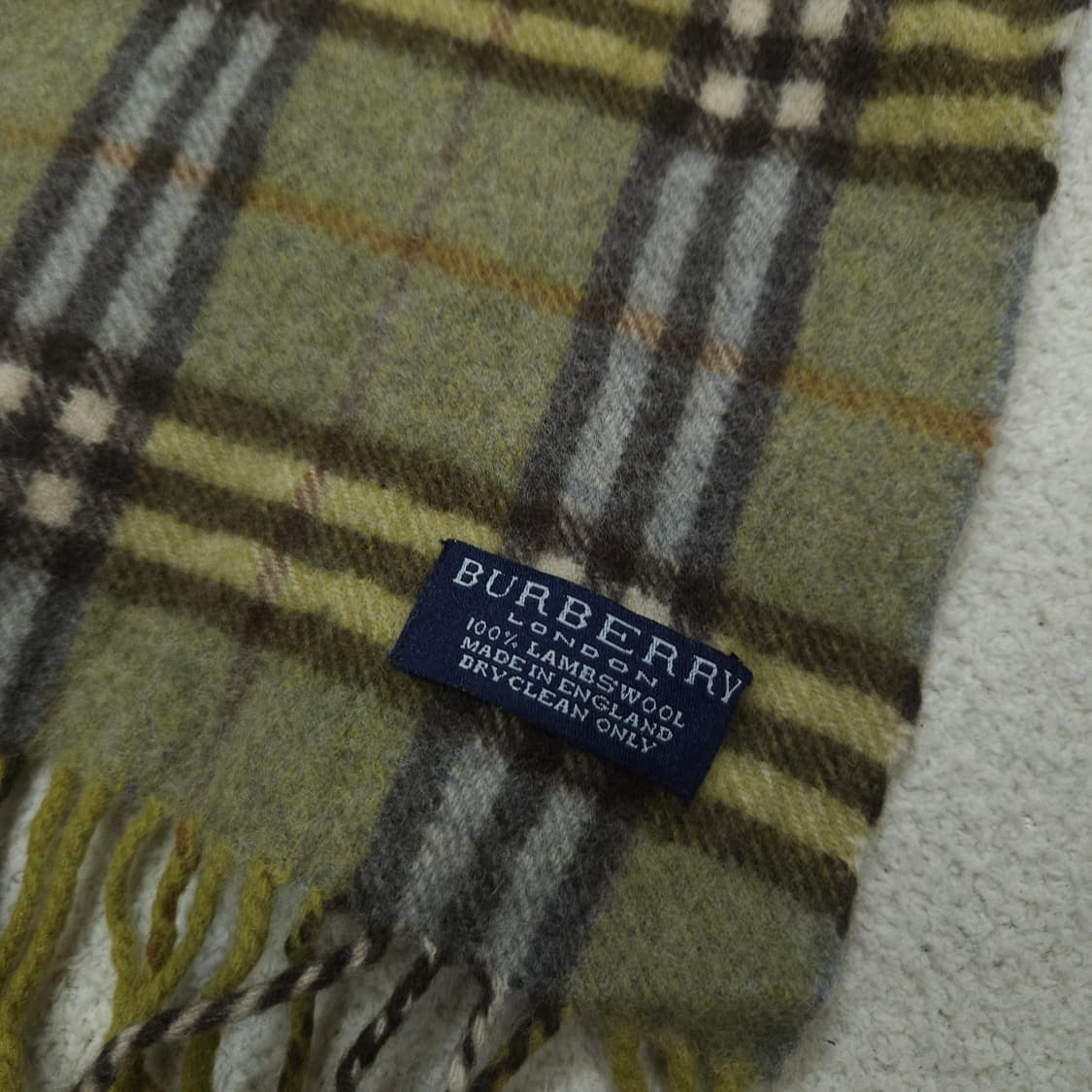 정품 버버리 램스울 머플러 상품이미지3