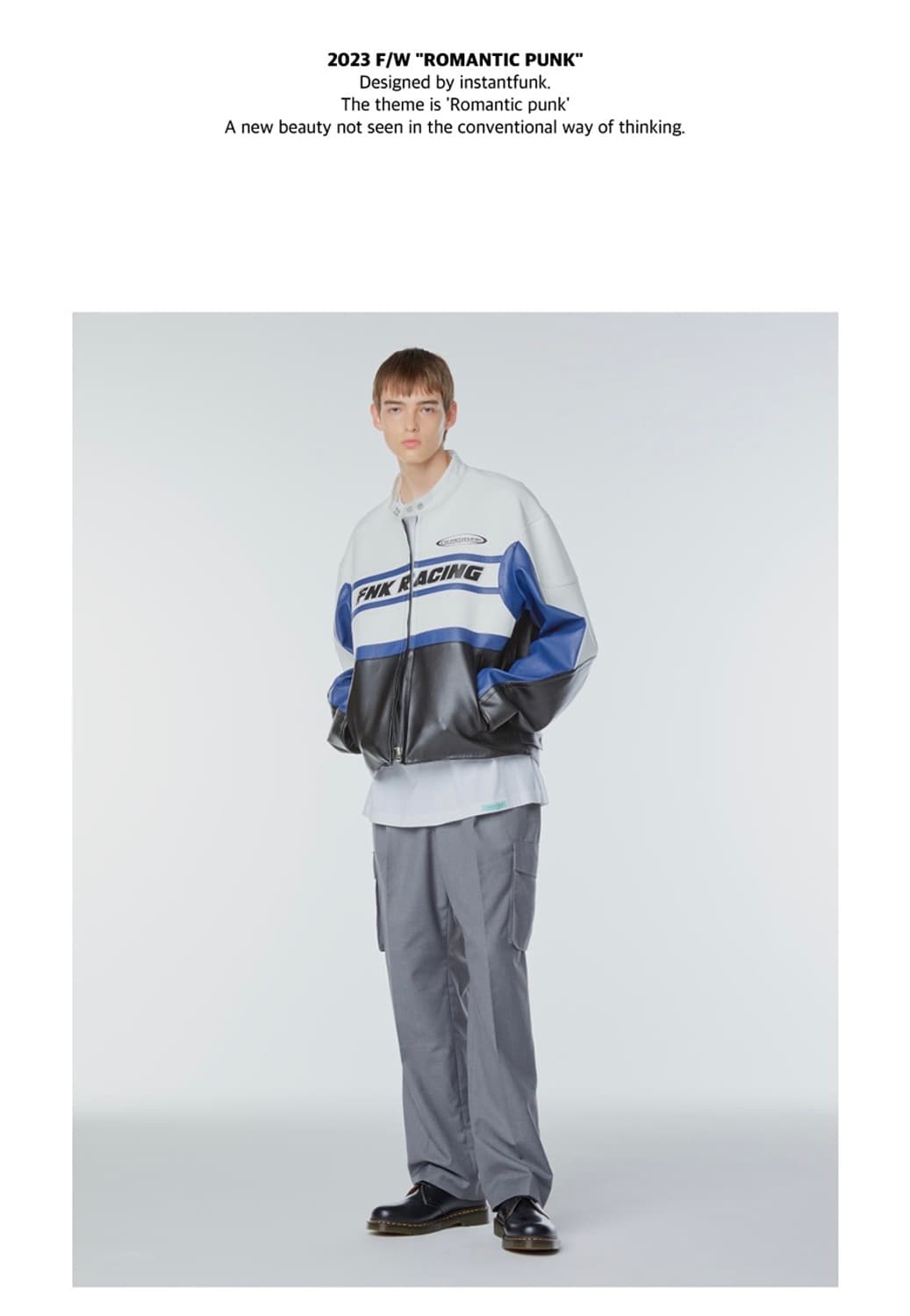 인스턴트펑크 에코 레더 바이커 자켓 상품이미지9