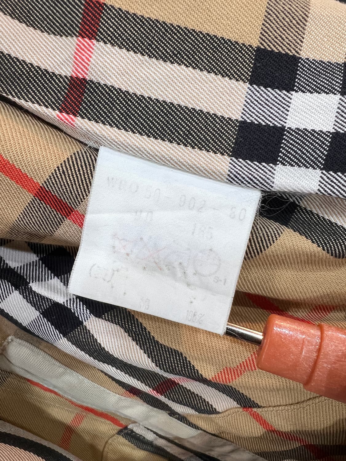 빈티지 버버리 코튼 싱글 트렌치 코트 상품이미지3