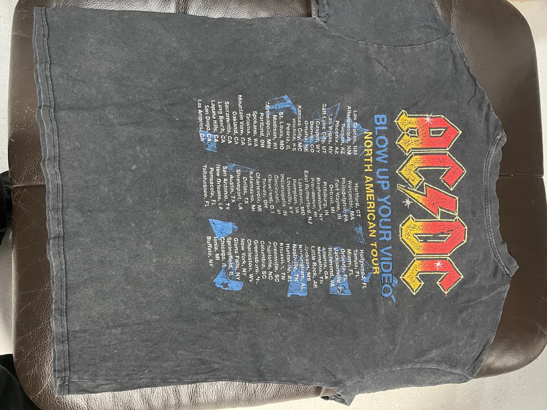 Usa Ac/dc 1988투어 프린팅 상품이미지2
