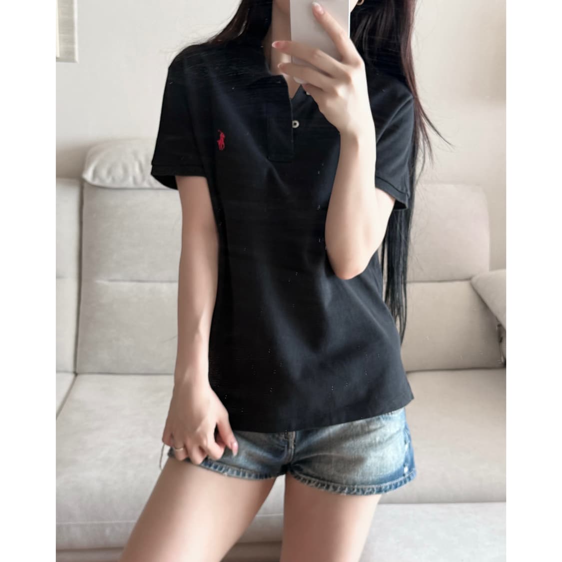 폴로 랄프로렌 블랙 pk 반팔 상품이미지1