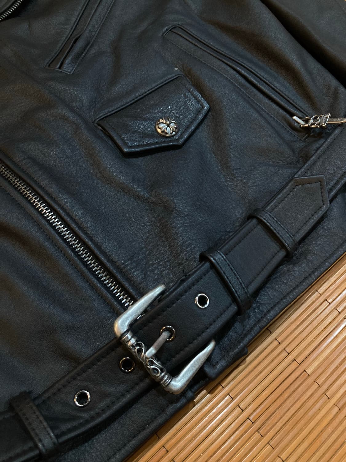 크롬하츠 이미테이션 라이더자켓 상품이미지4