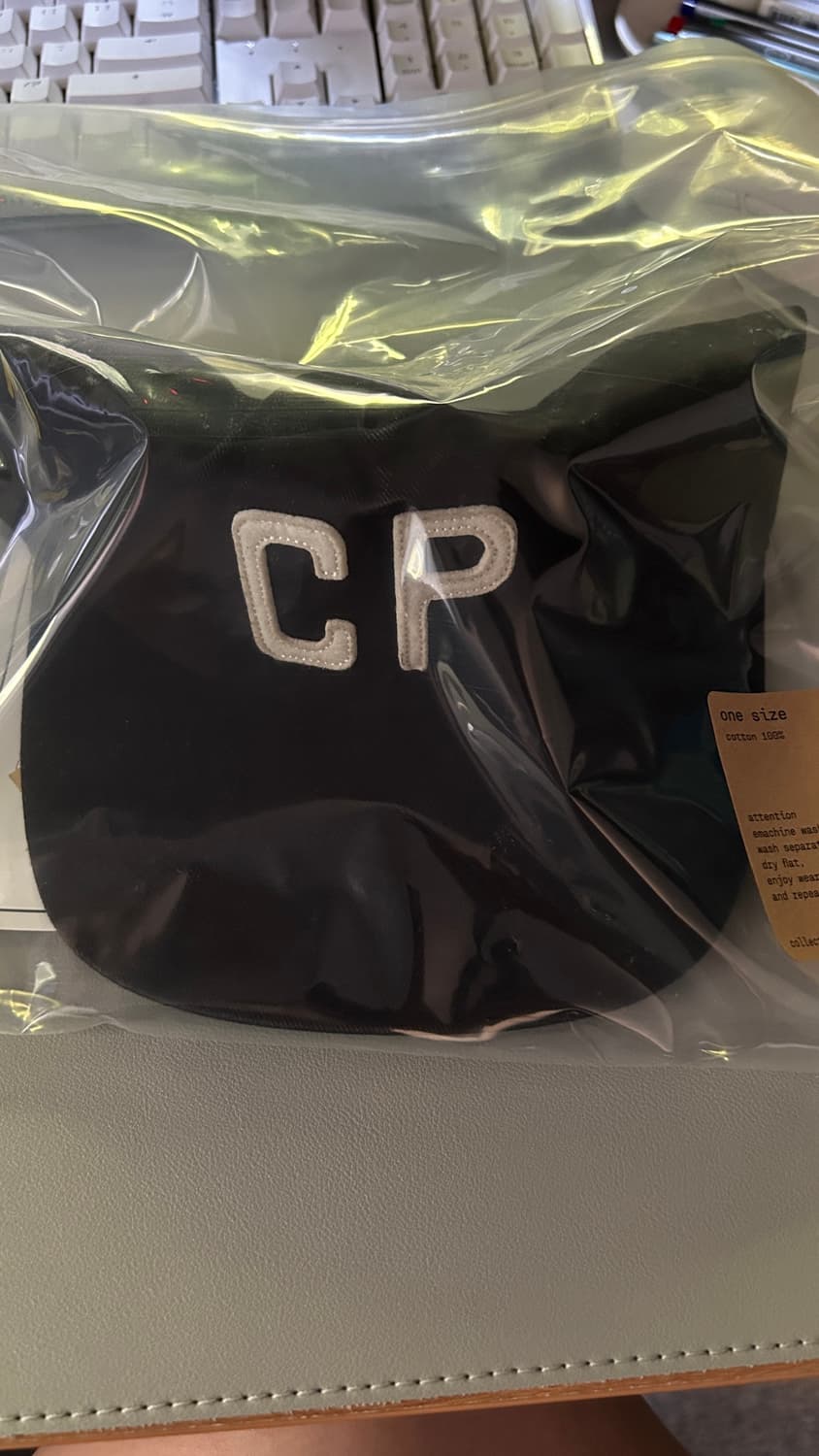 컬렉트피시스 cp 5패널 캡 블랙 상품이미지1