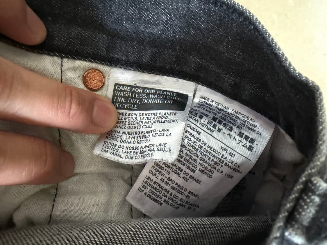 리바이스 501 34x32 상품이미지4