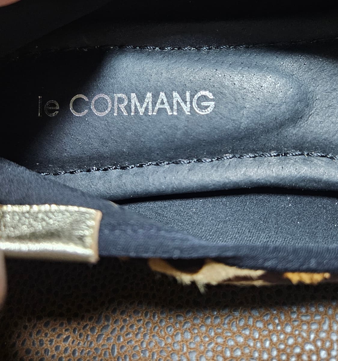 le CORMANG 레오파드 송치 플랫슈즈( 245)새상품 상품이미지4