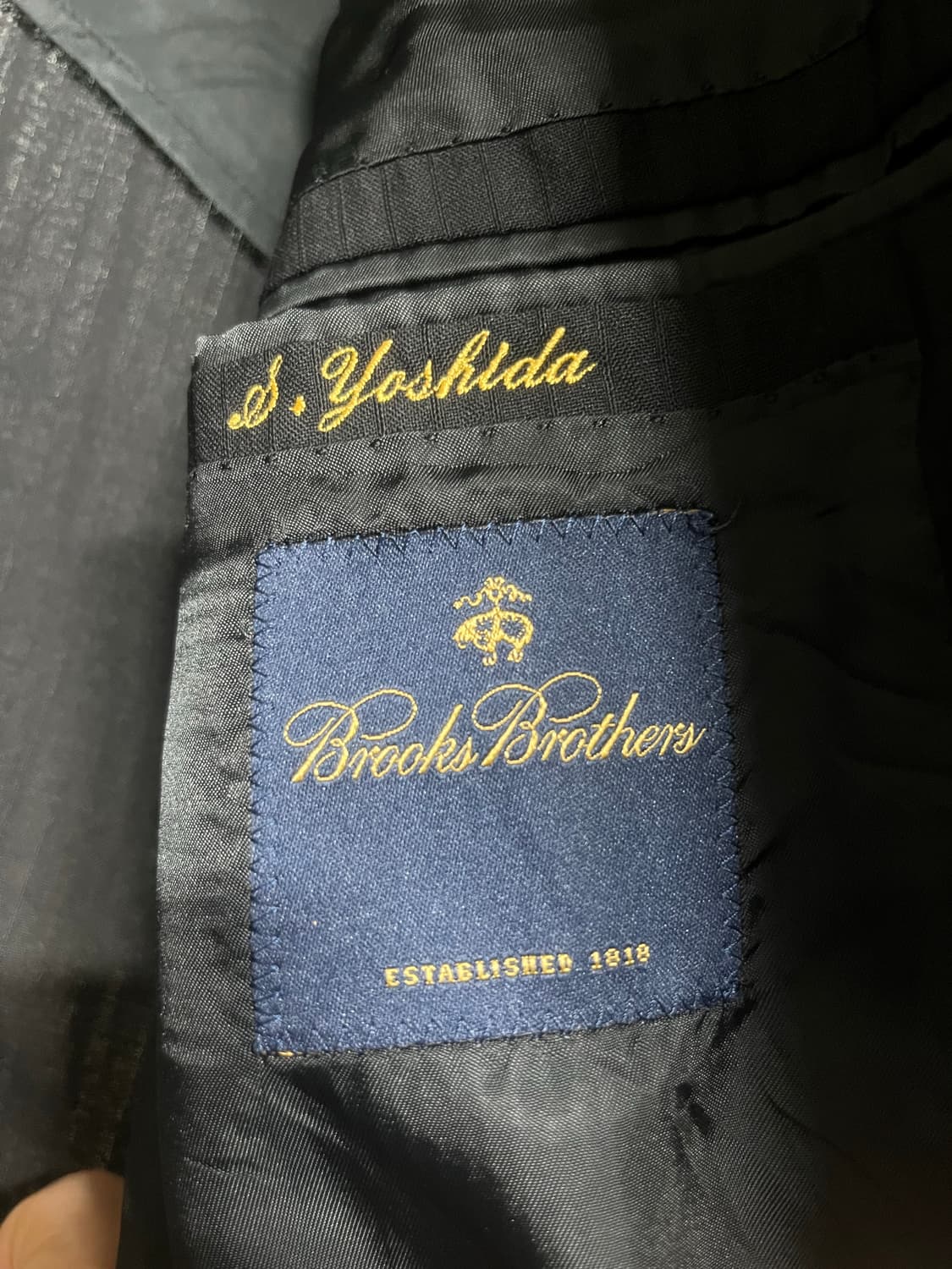 [M]브룩스브라더스 울 스트라이프 블레이저 상품이미지4