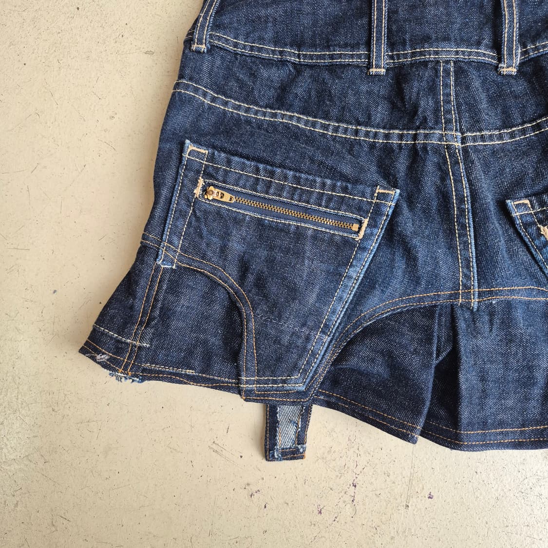 Side Gartered Pleats Skirt (remake) 상품이미지3