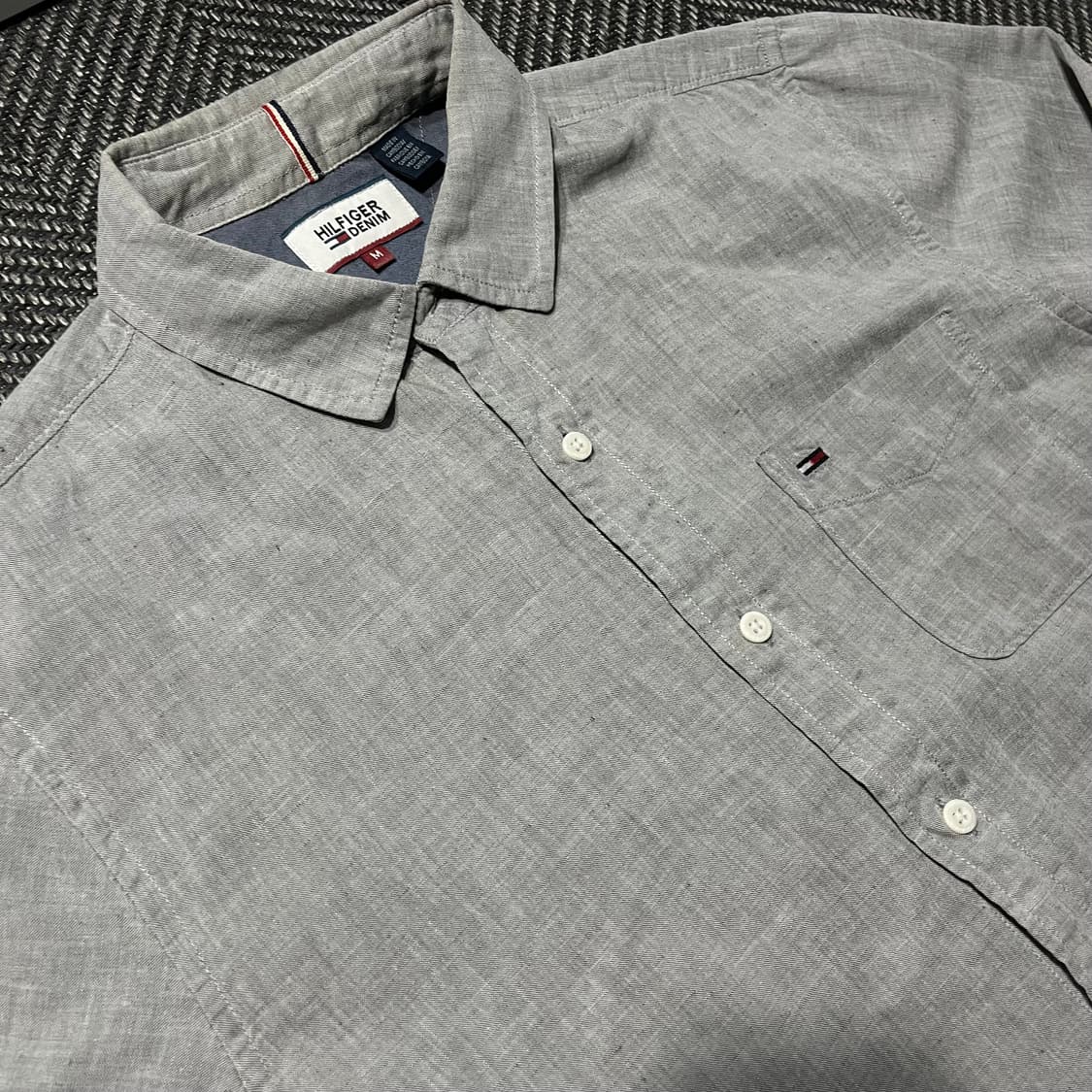 TOMMY HILFIGER 타미 린넨 셔츠 상품이미지3