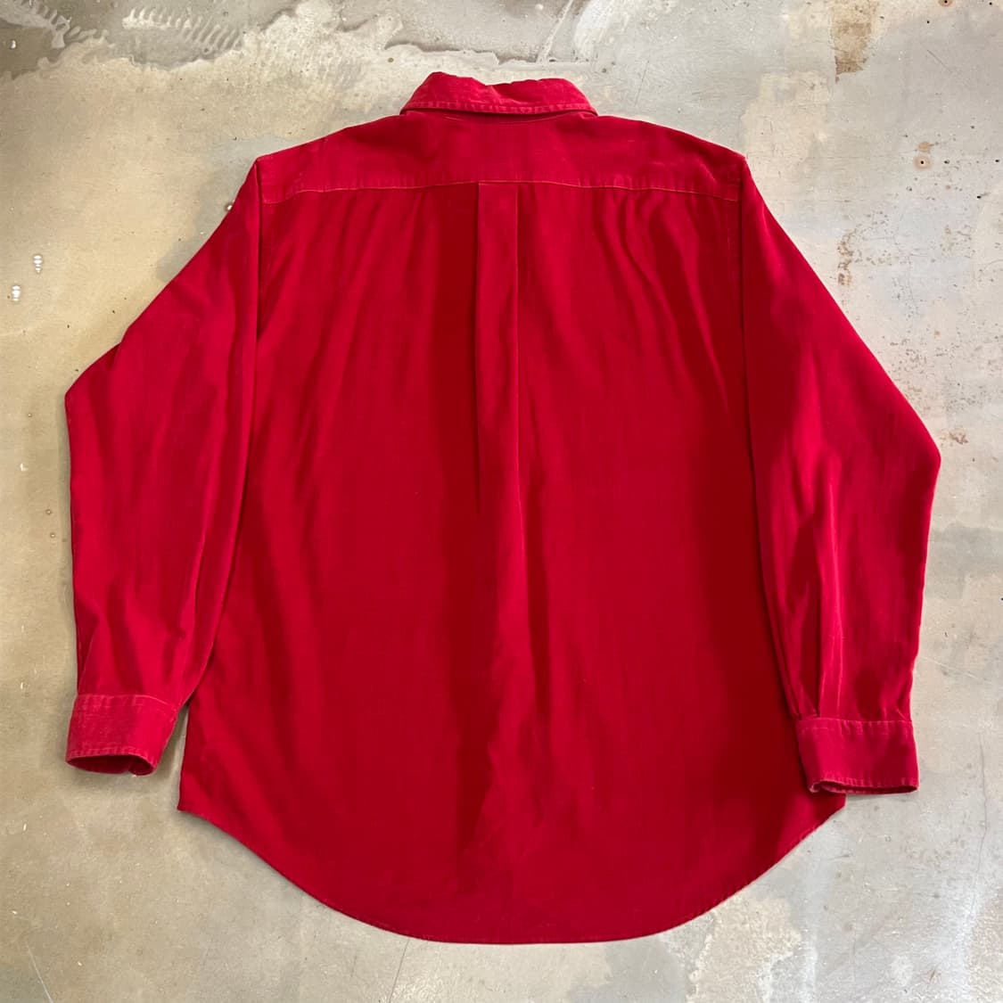 XL 폴로랄프로렌 기마로고 코듀로이 레드 셔츠  상품이미지3