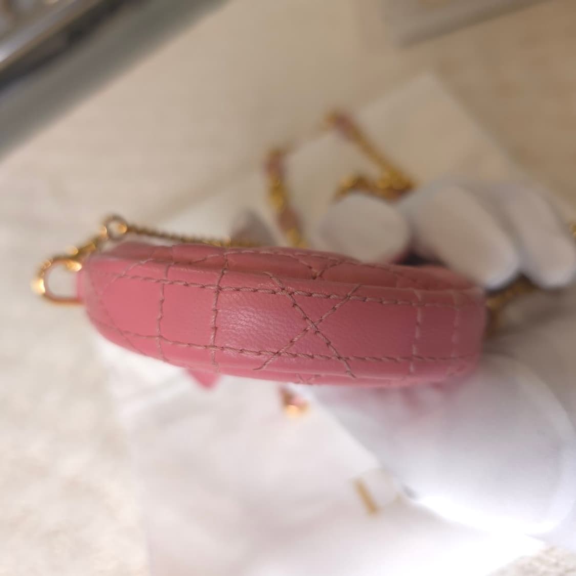 [중고/정품] 디올 까로 라운드 미니 파우치 상품이미지5