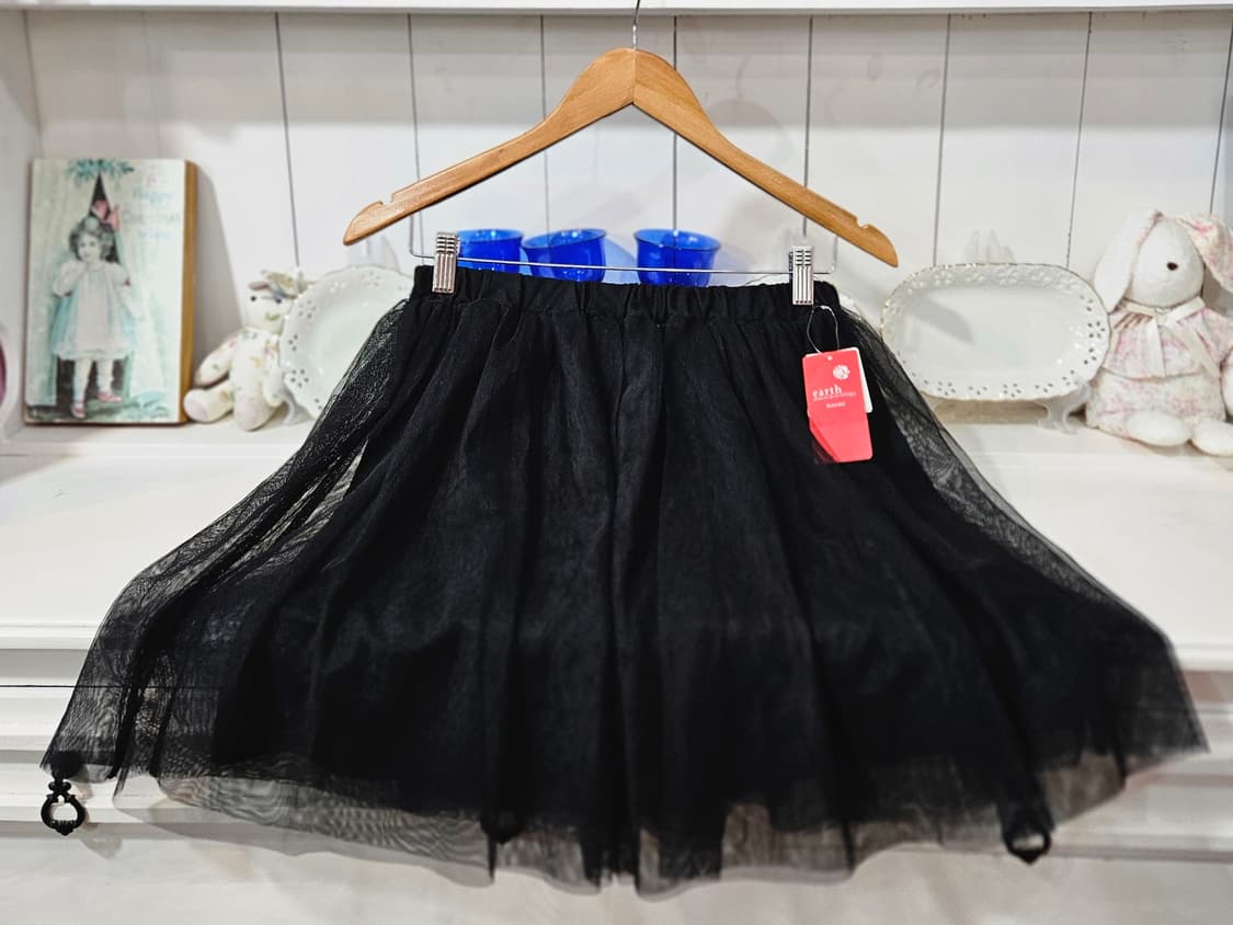 블랙 튤 스커트 상품이미지5