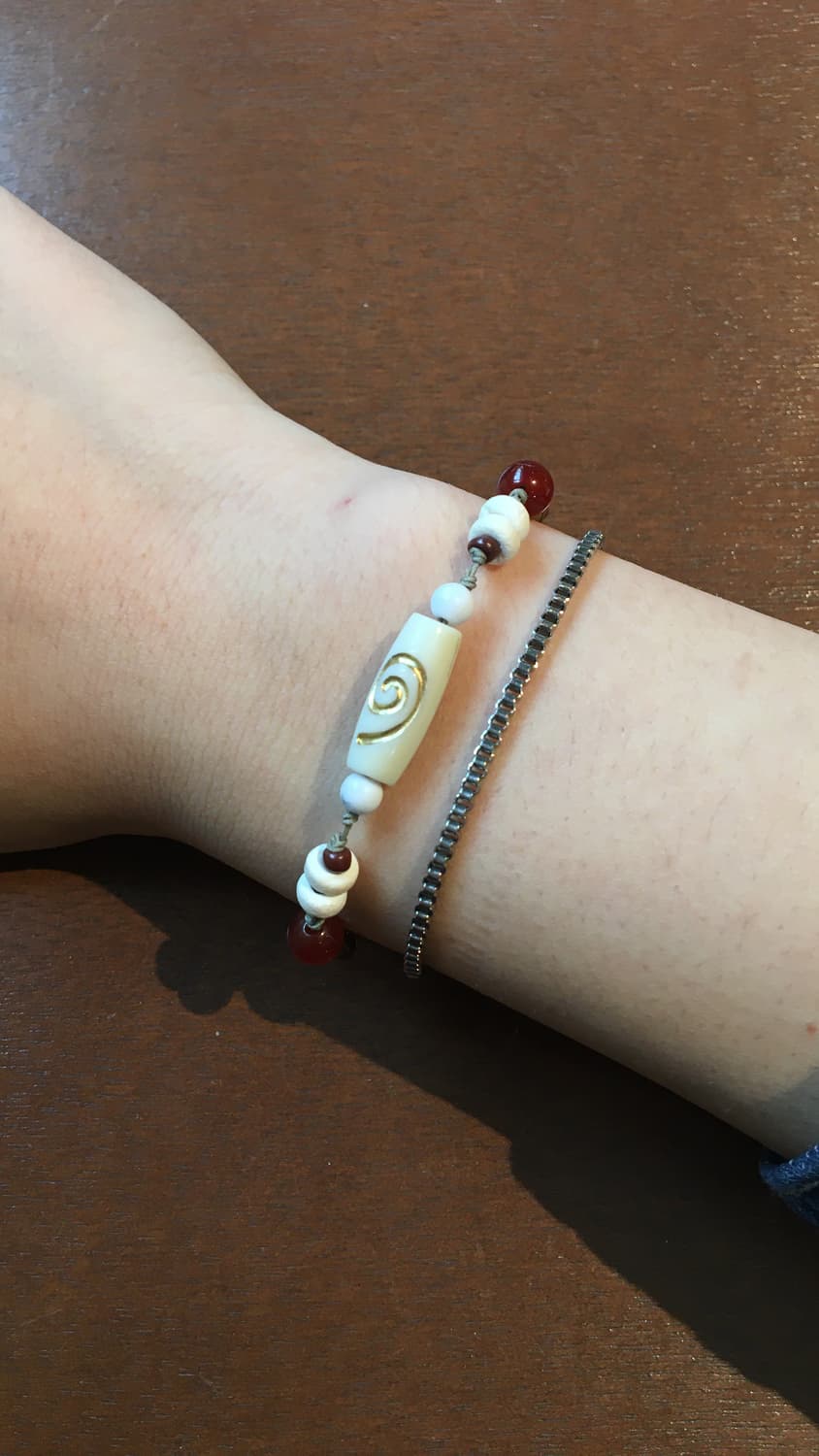 원석 비즈 끈팔찌 상품이미지3