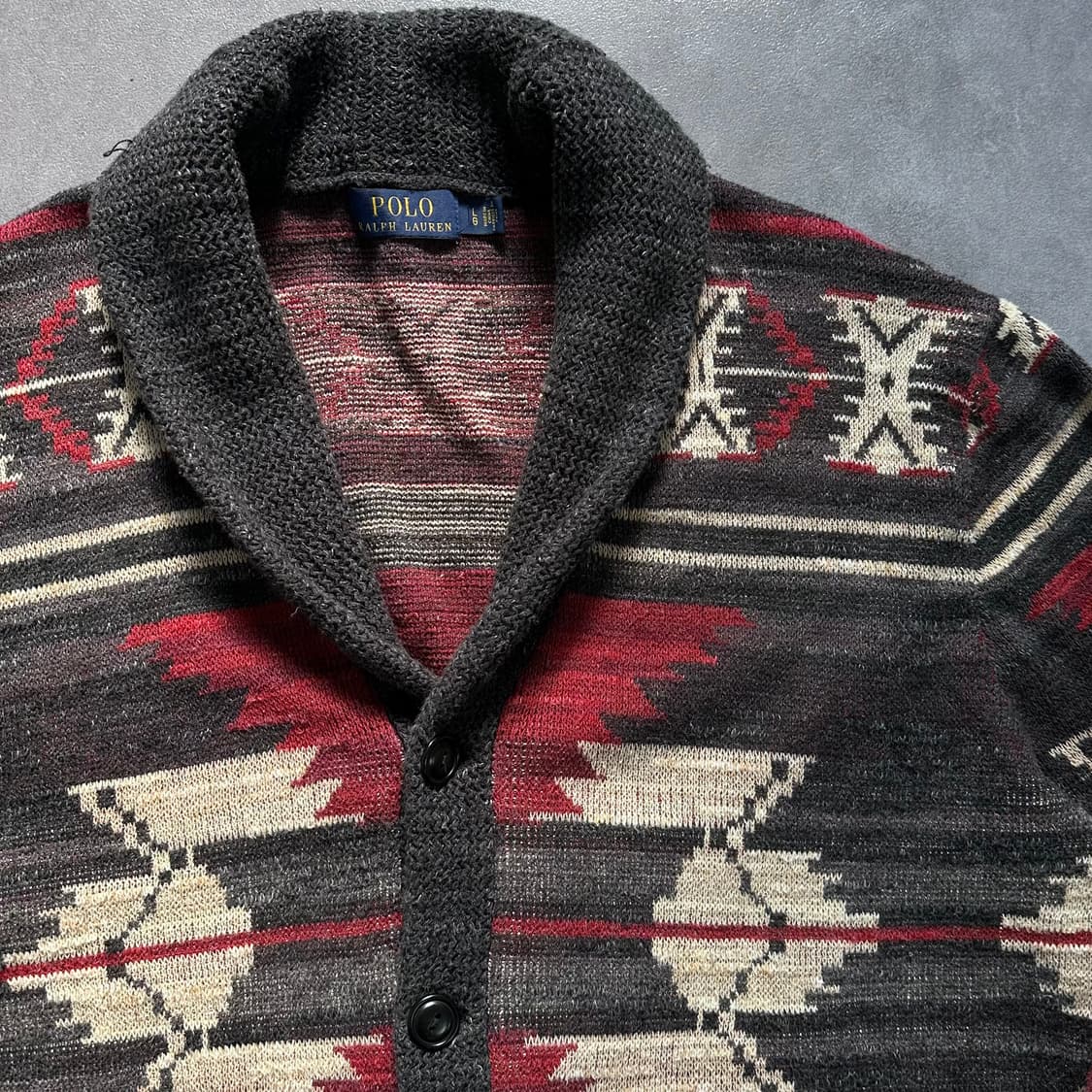 폴로 숄카라 치마요 코튼 가디건 (va.91) 상품이미지3