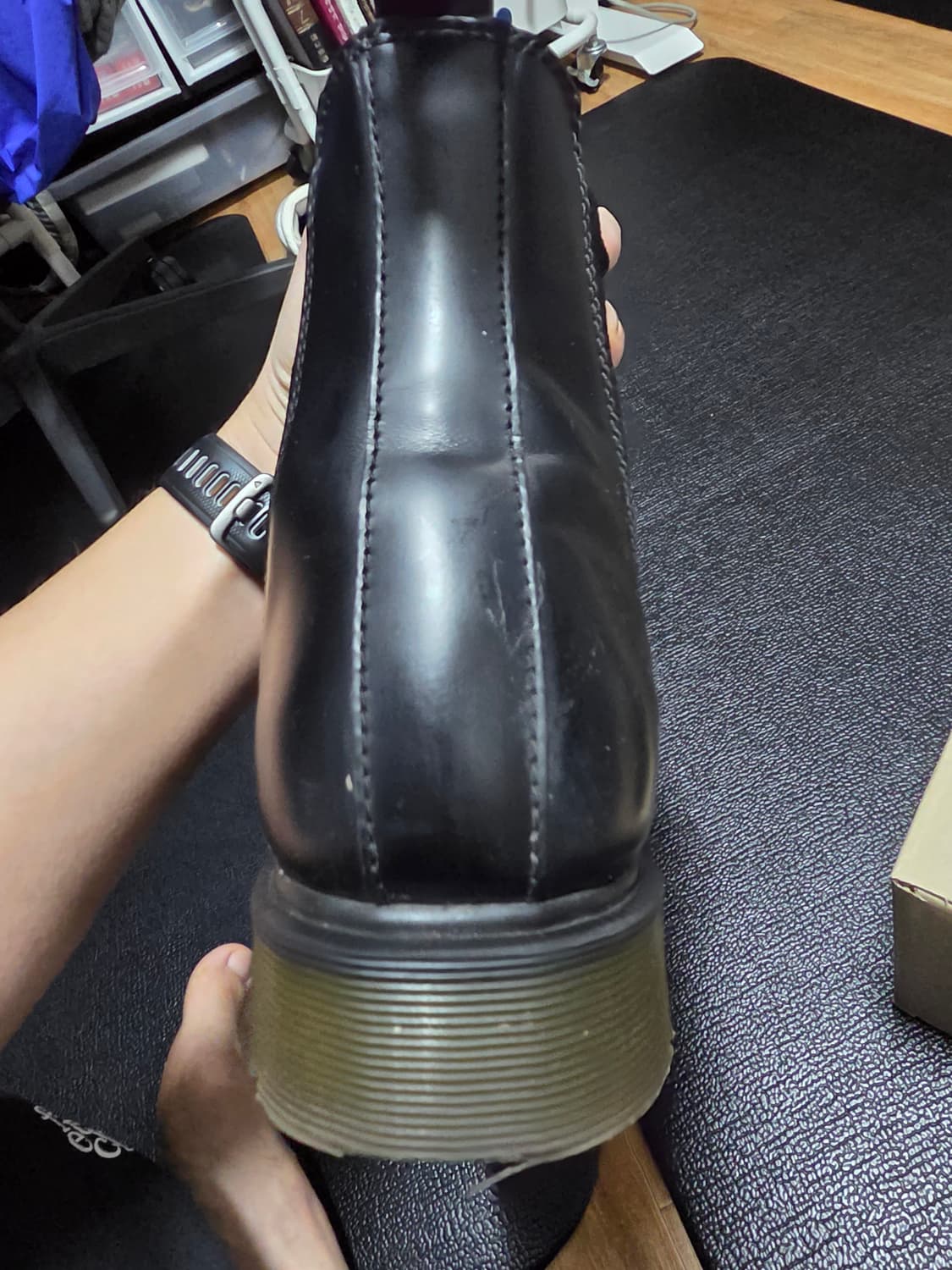 닥터마틴 모노 블랙 첼시 부츠 290 팔아요 상품이미지4