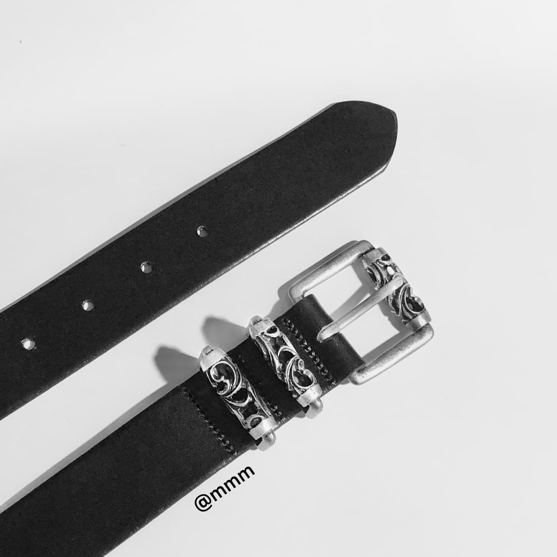 크롬 웨스턴 소가죽 벨트 상품이미지7