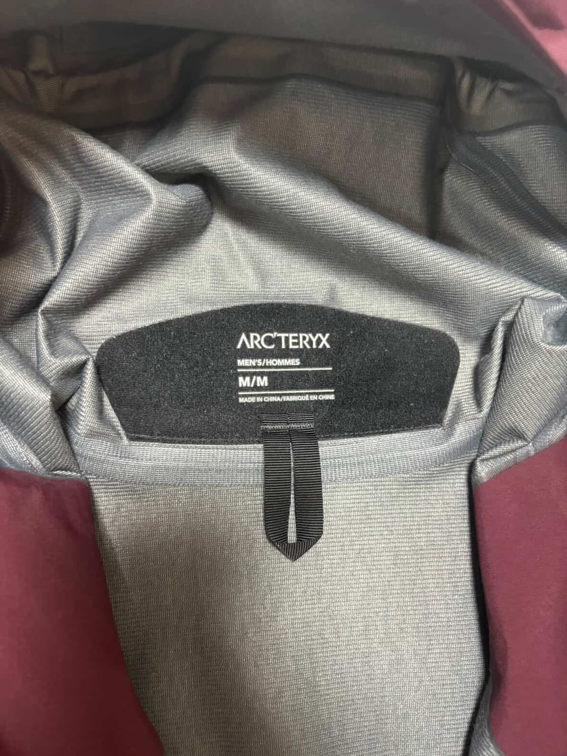 [m] 아크테릭스 고어텍스 스키복 버건디 상품이미지4