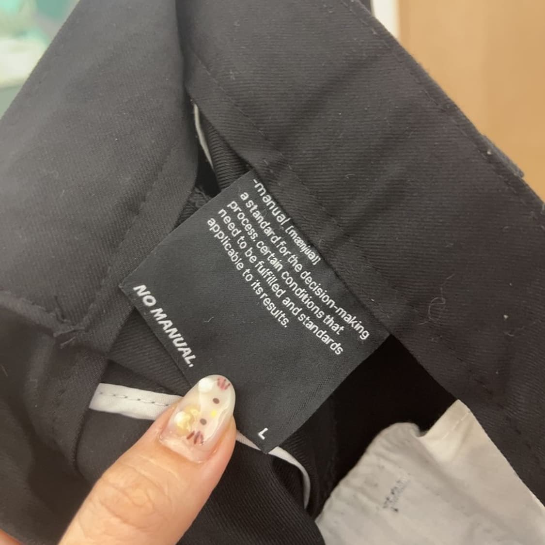 노매뉴얼 핀턱 캐주얼 코튼팬츠 면바지 L C06404 상품이미지6