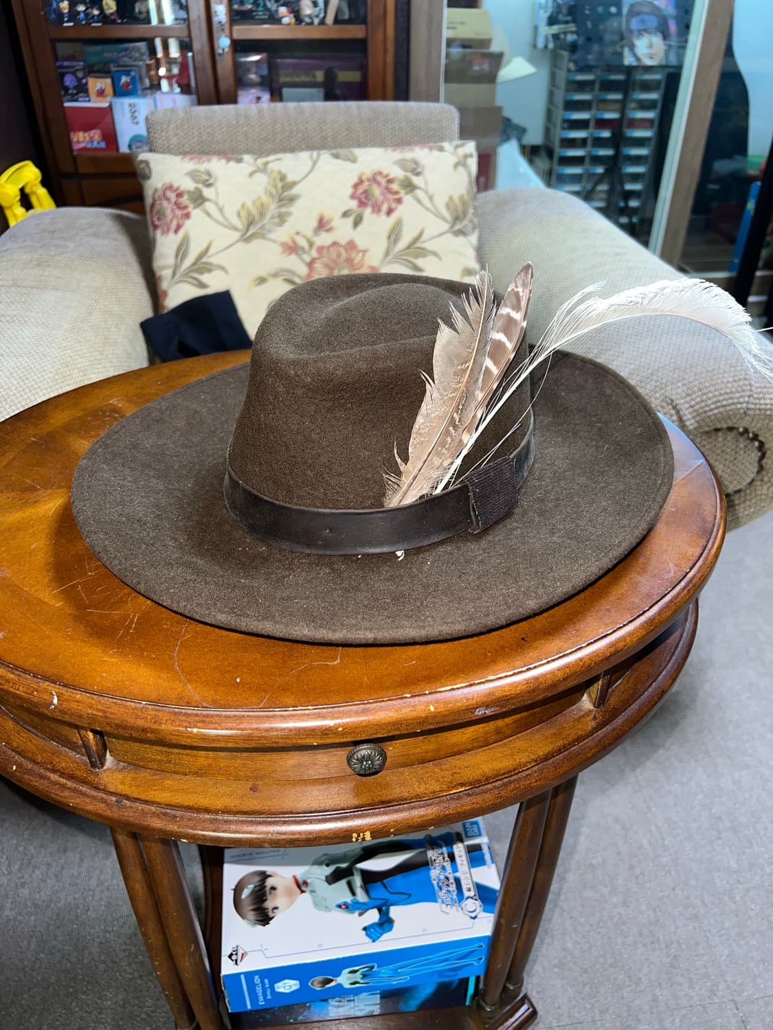 웨스턴 브라운 페도라 상품이미지1