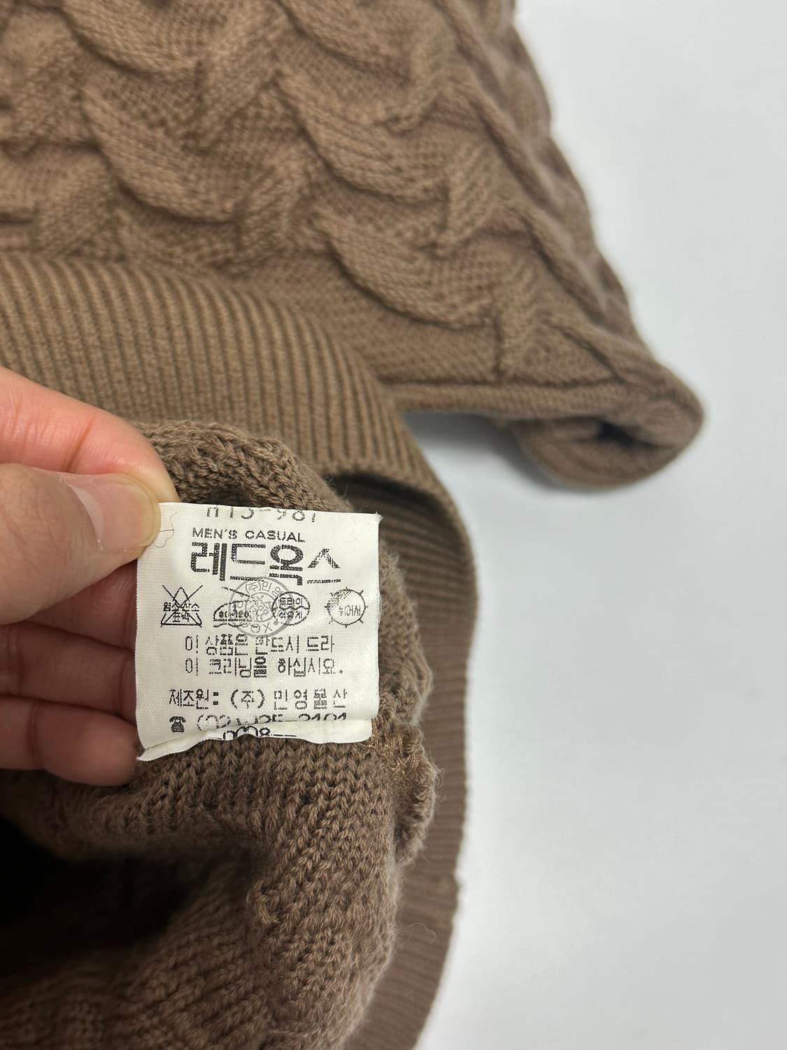 레드옥스 빈티지 케이블 니트 상품이미지8