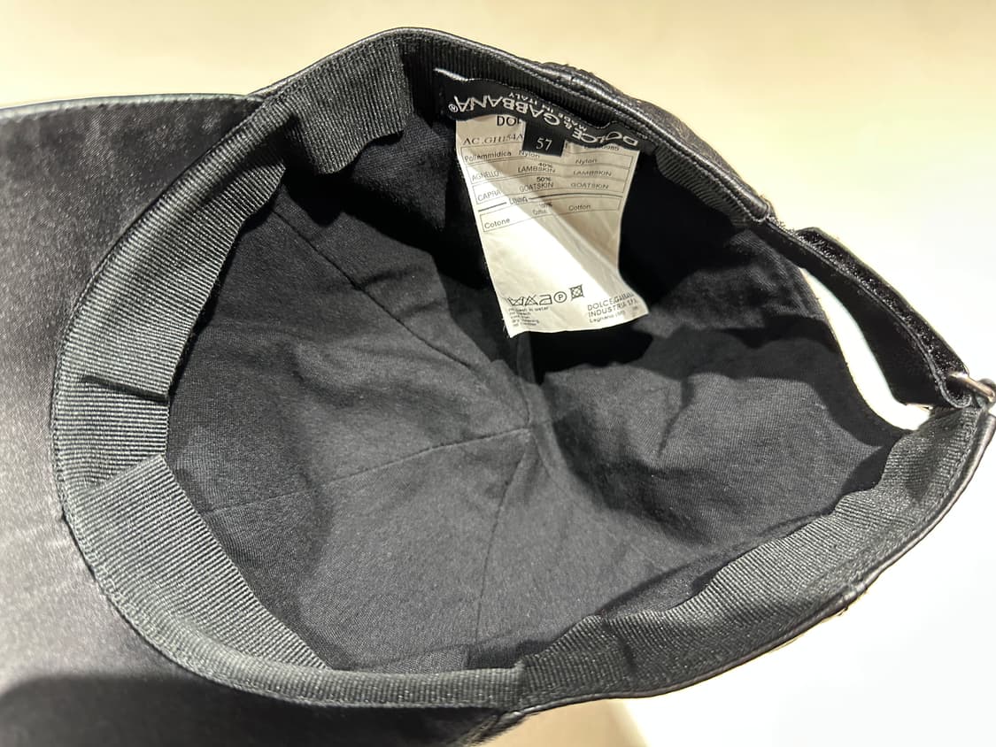 돌체앤가바나 가죽 모자 상품이미지6