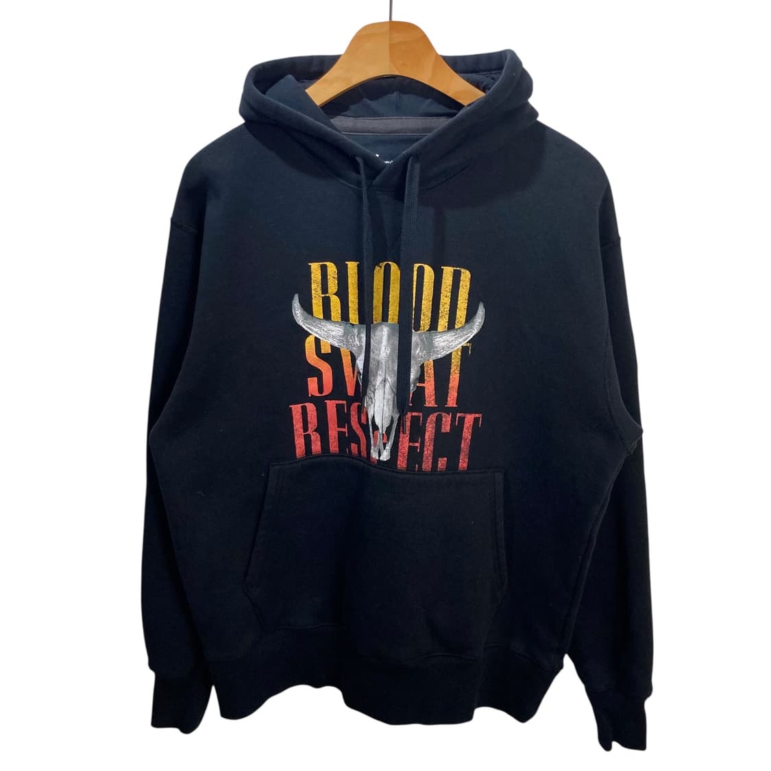 언더아머 프린팅 블랙 후드 상품이미지2