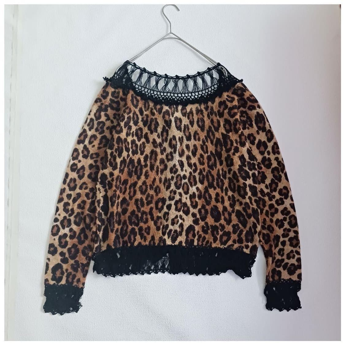 Hysteric glamour 히스테릭글래머 레오파드 가디건 상품이미지4