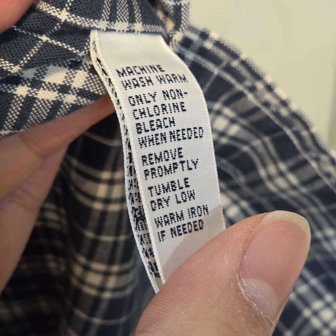 폴로 랄프로렌 네이비 체크 셔츠 상품이미지9