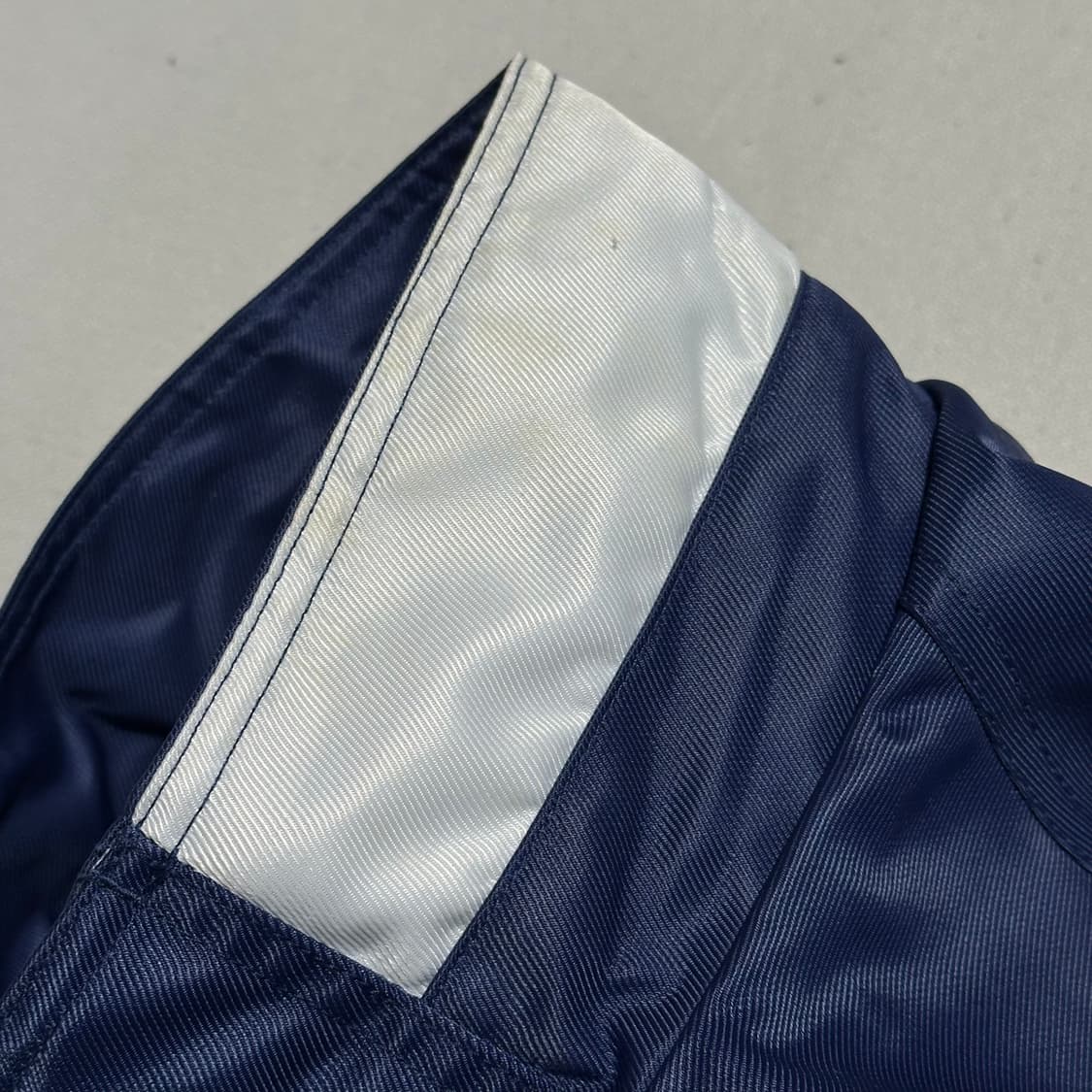 M 새상품 90‘s 나이키 사틴 올드스쿨 네이비 바람막이 상품이미지7