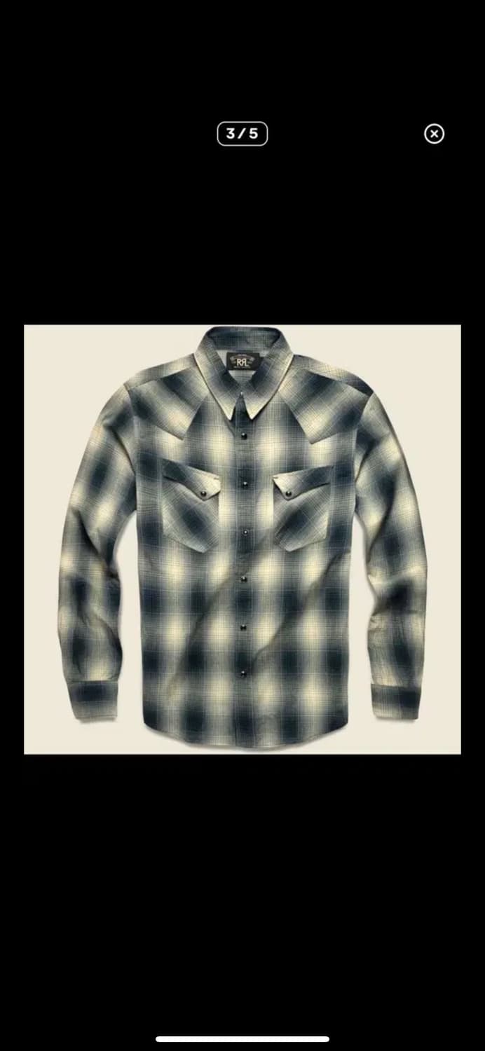 RRL 웨스턴 셔츠(L) 판매 상품이미지1