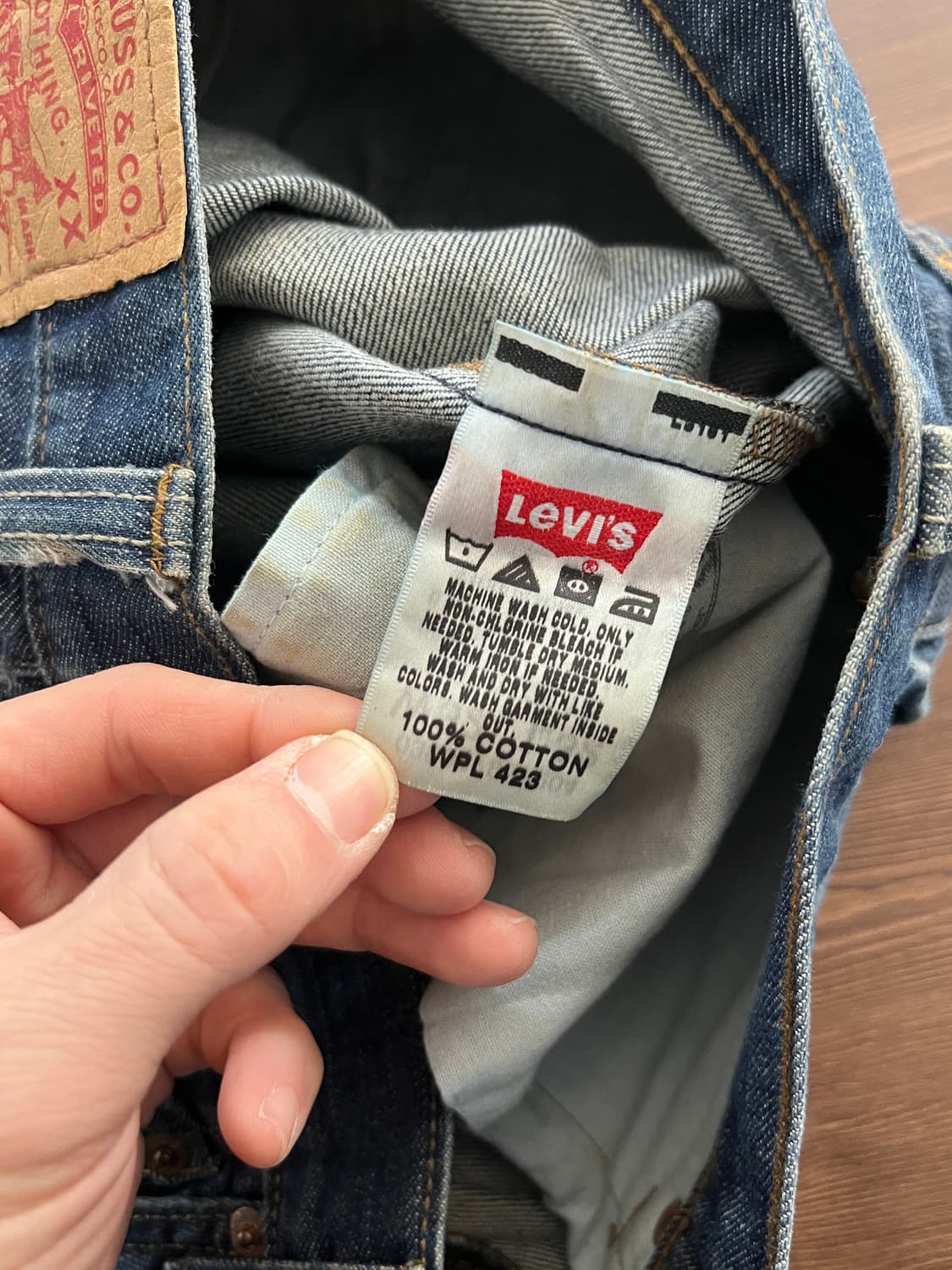 00s Levis 리바이스 501 스트레이트 버튼플라이 데님 팬츠 상품이미지7