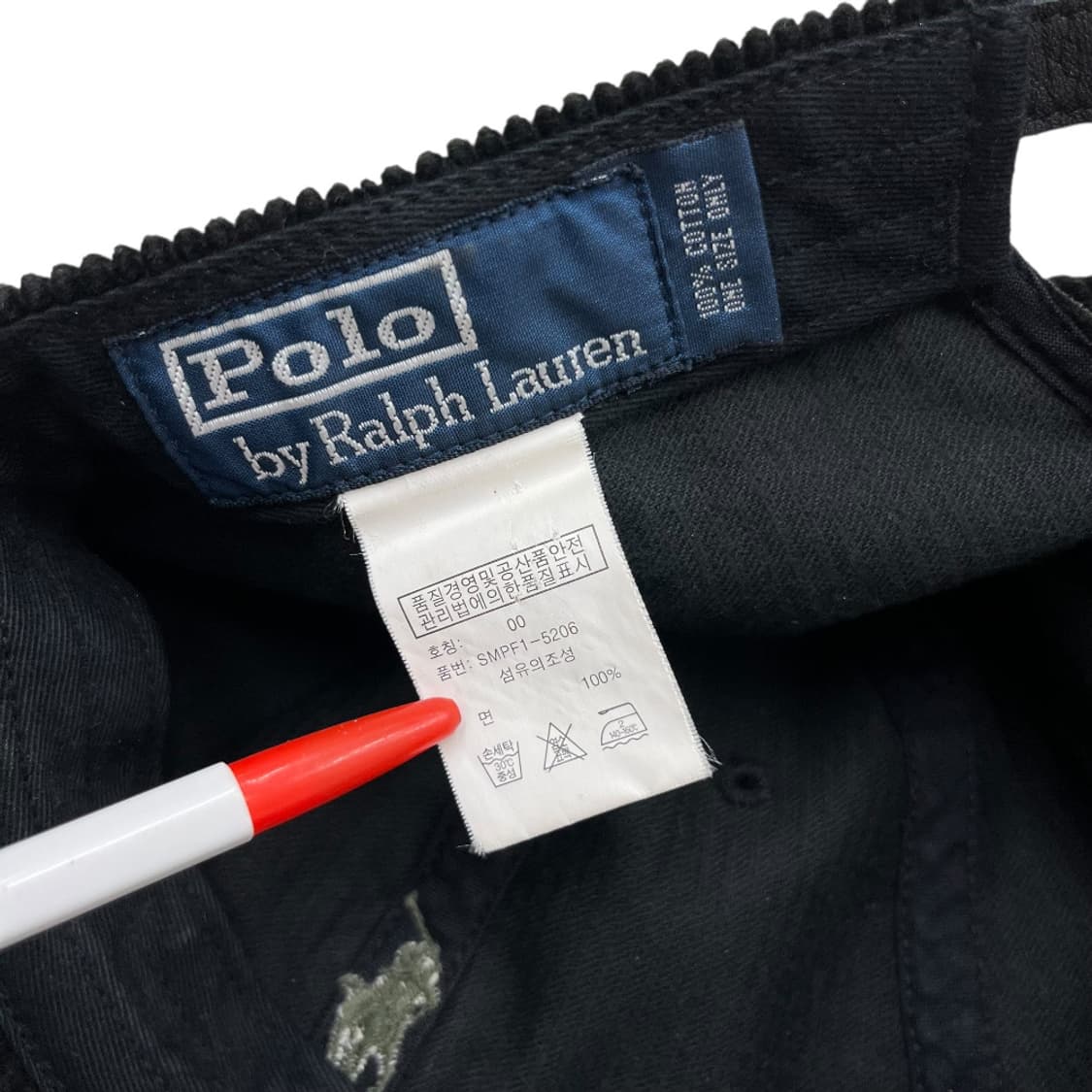 폴로 랄프로렌 그린포니 코듀로이 블랙 볼캡 상품이미지9