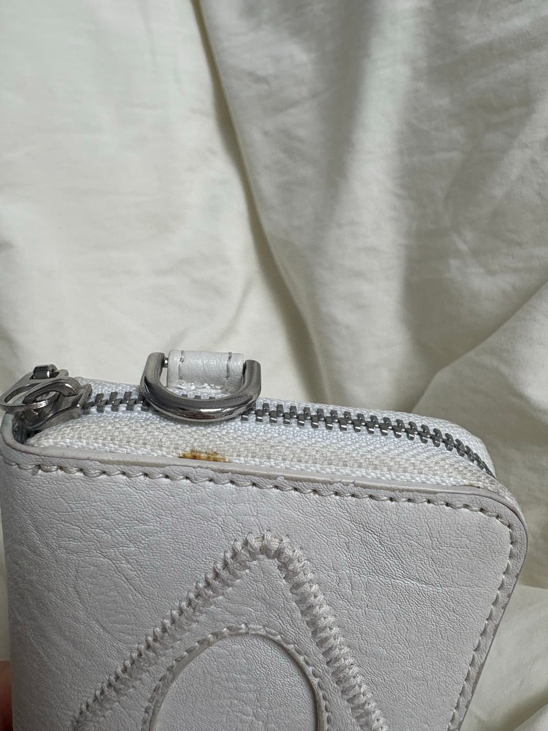 미스치프 롬버스 지갑 화이트 상품이미지5