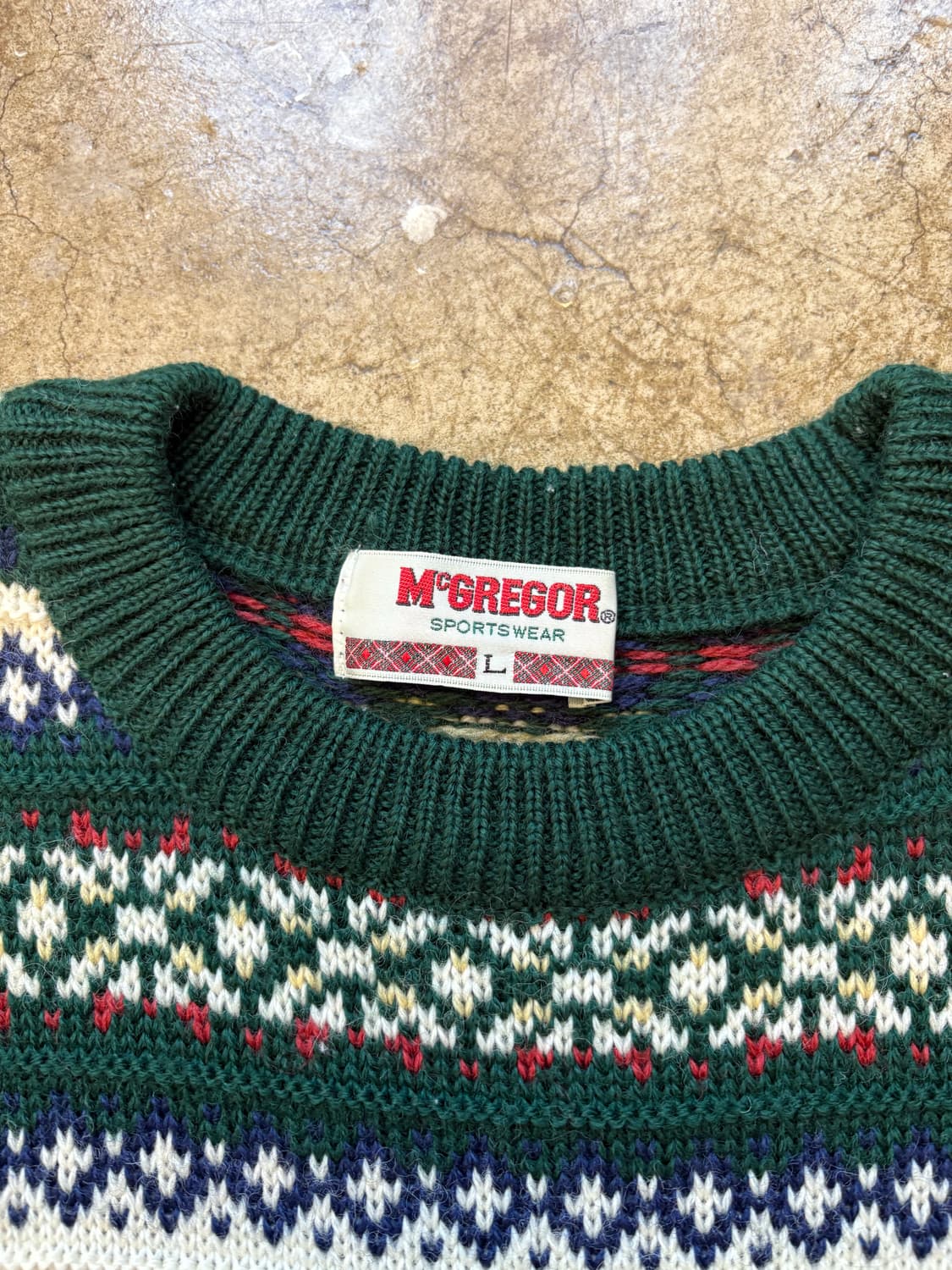 00s Mcgregor Wool Sweater 상품이미지3