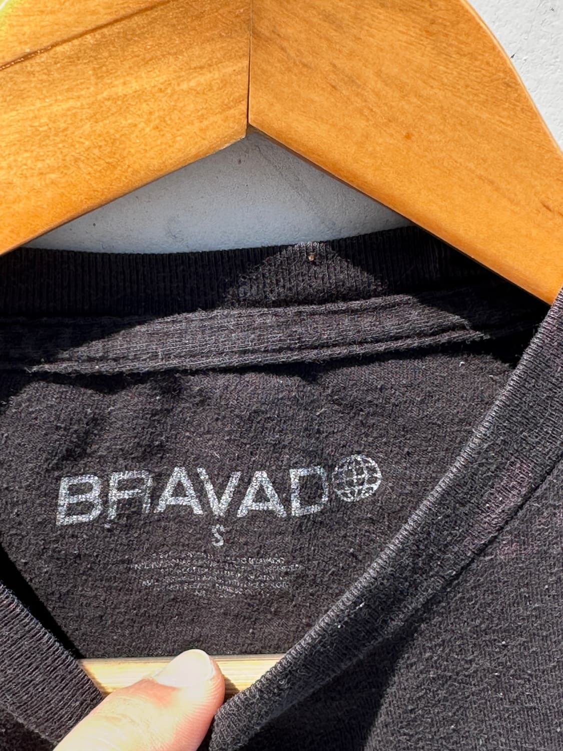 [S] BRAVAD 5SOS 빈티지 블랙 반팔 티셔츠 상품이미지3