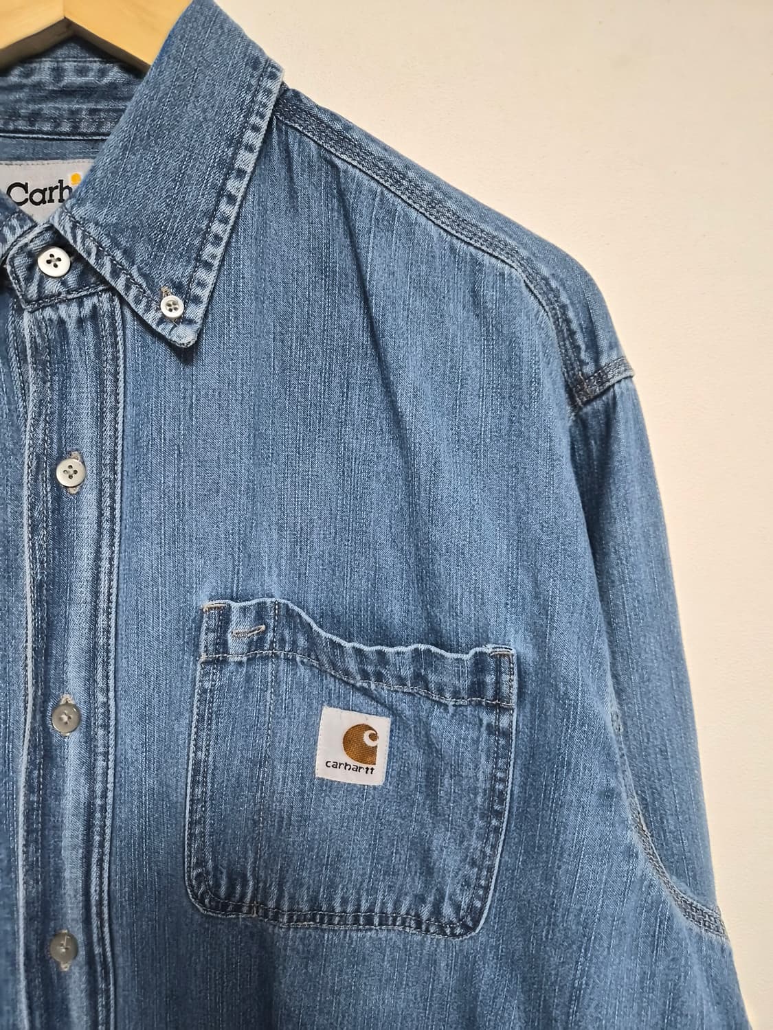 칼하트Carhartt 데님 셔츠 L사이즈 - S276 상품이미지3