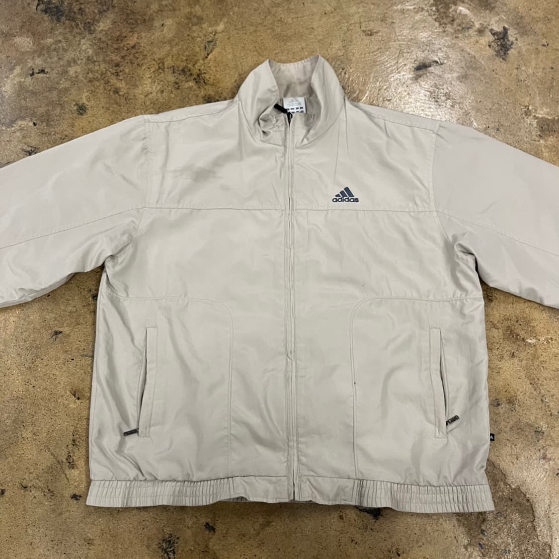 [정품/95] 아디다스 아이보리 바람막이 자켓 b8 상품이미지2