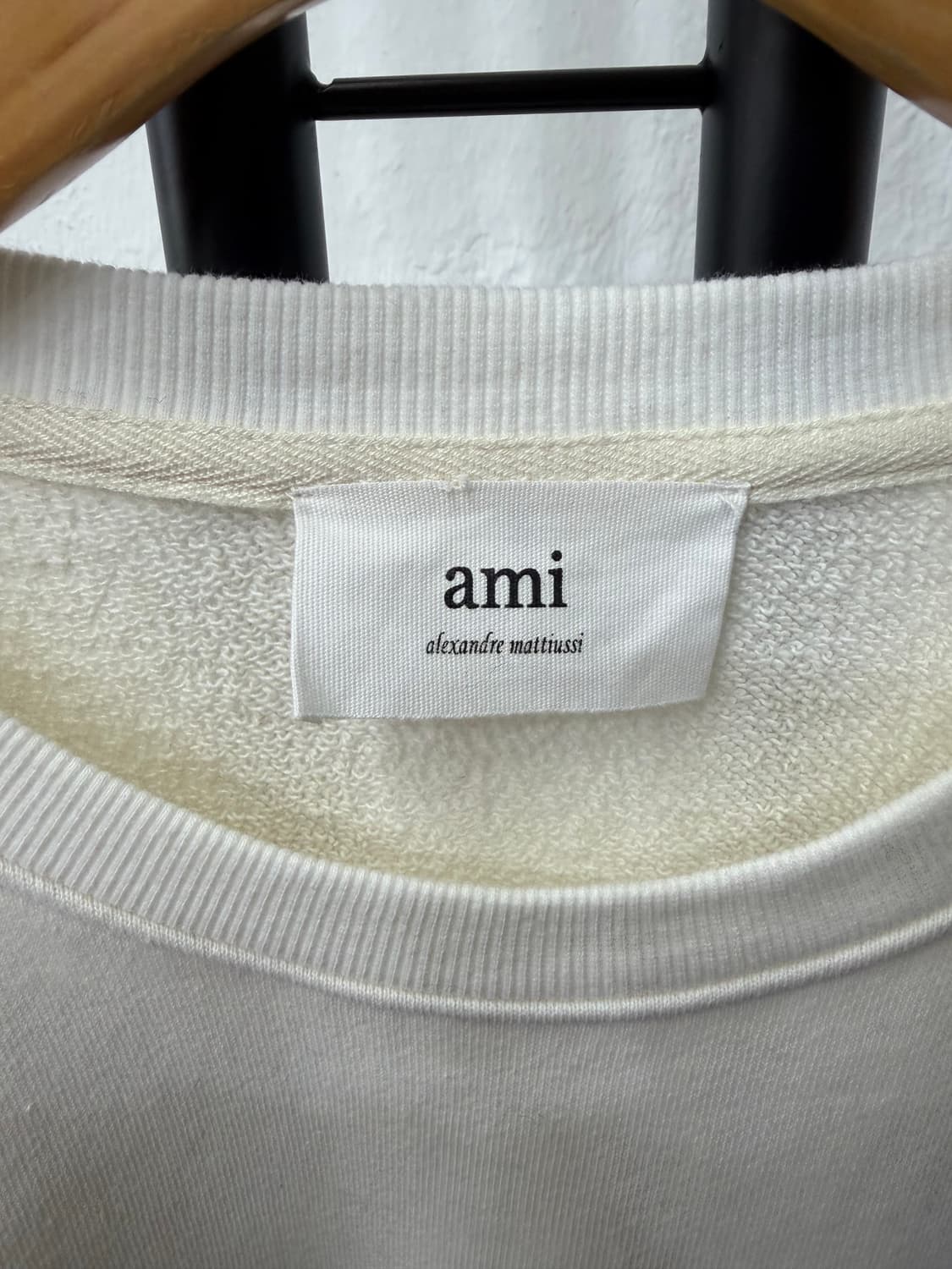 정품) 아미 신형 스몰 하트 로고 맨투맨 M  상품이미지6