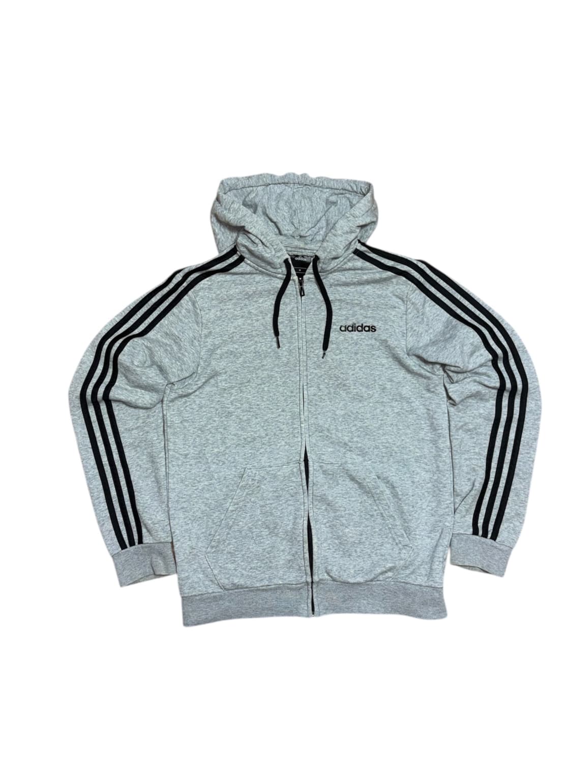 아디다스 그레이 사이드라인 후드집업 상품이미지1
