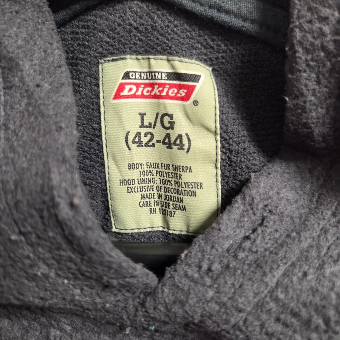 디키즈 빈티지 플리스 후드 티셔츠 XL(105) 상품이미지5