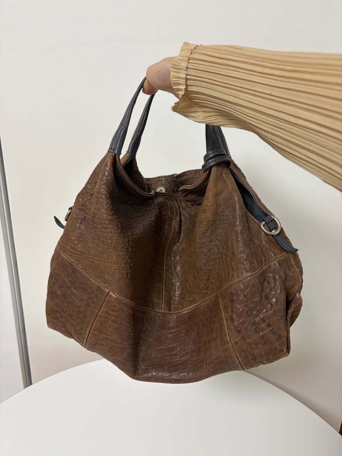 Furla 브라운 천연 가죽 가방 상품이미지2