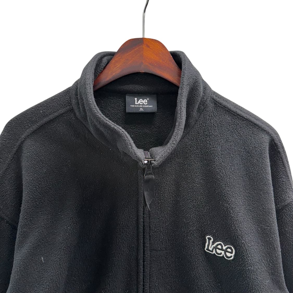 [XL] 리 블랙 플리스 집업 상품이미지5