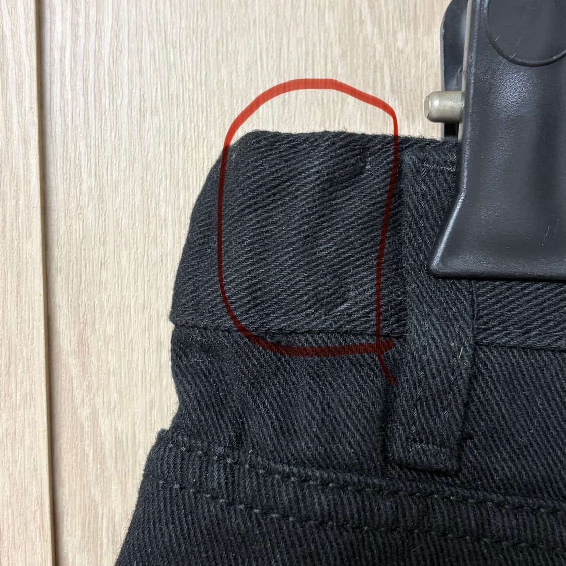 블랙 검정 청반바지 반바지 숏팬츠 판매합니다 상품이미지6
