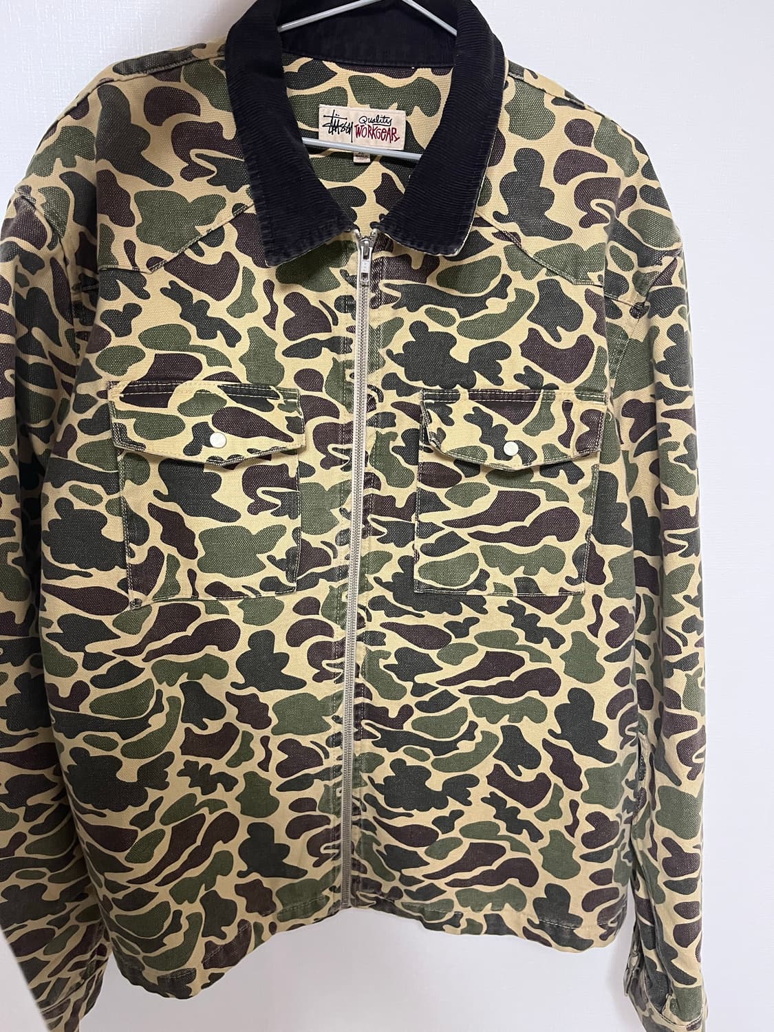 Stussy WORKGEAR 스투시 카모 자켓 상품이미지1