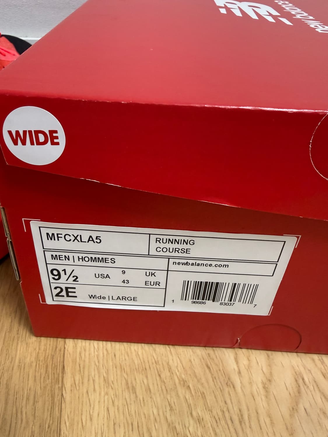 뉴발란스 퓨어셀 레벨v5 얼전트 레드 275 2E 상품이미지7