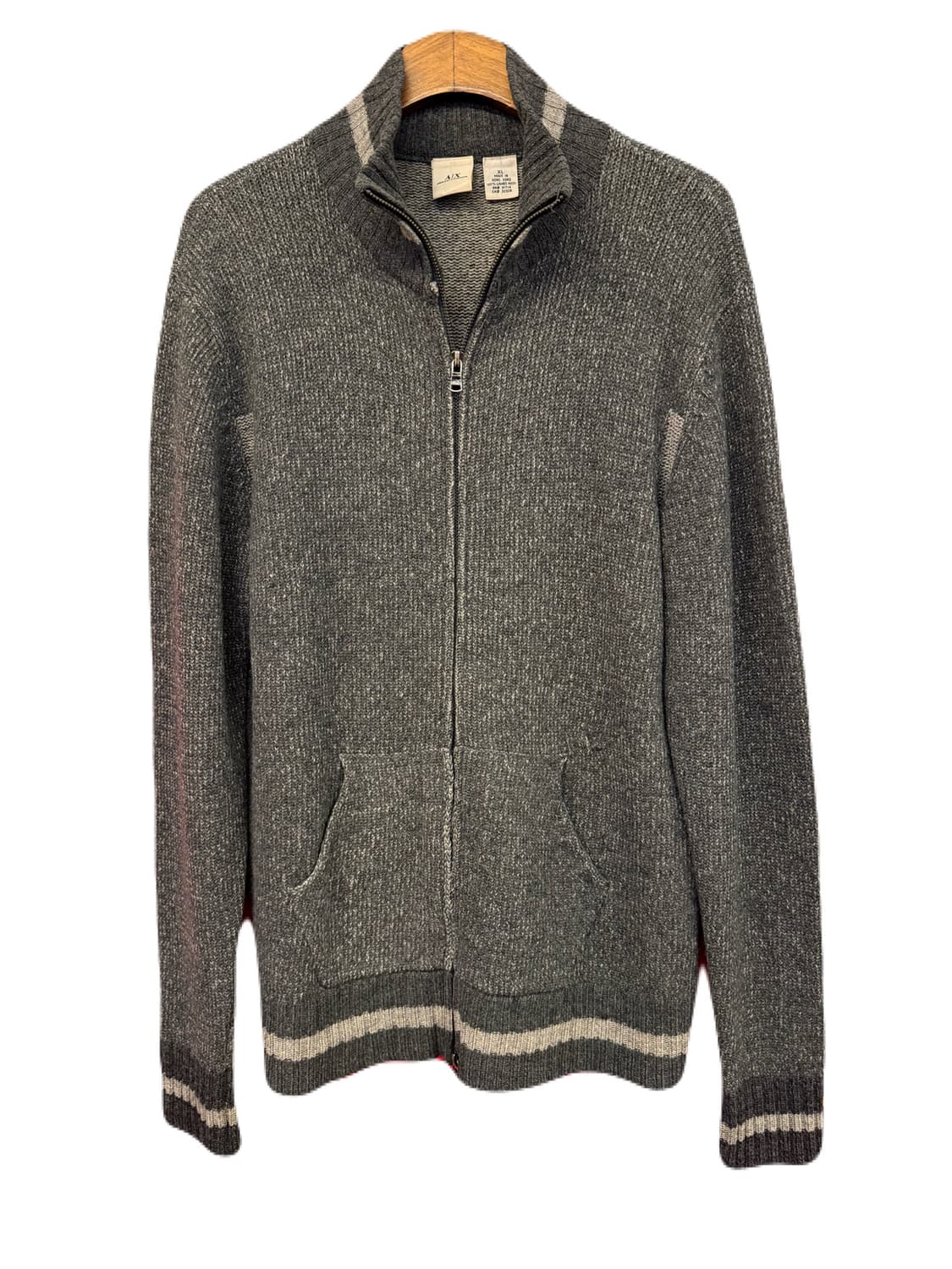 ARMANI EXCHANGE 니트 짚업 상품이미지1