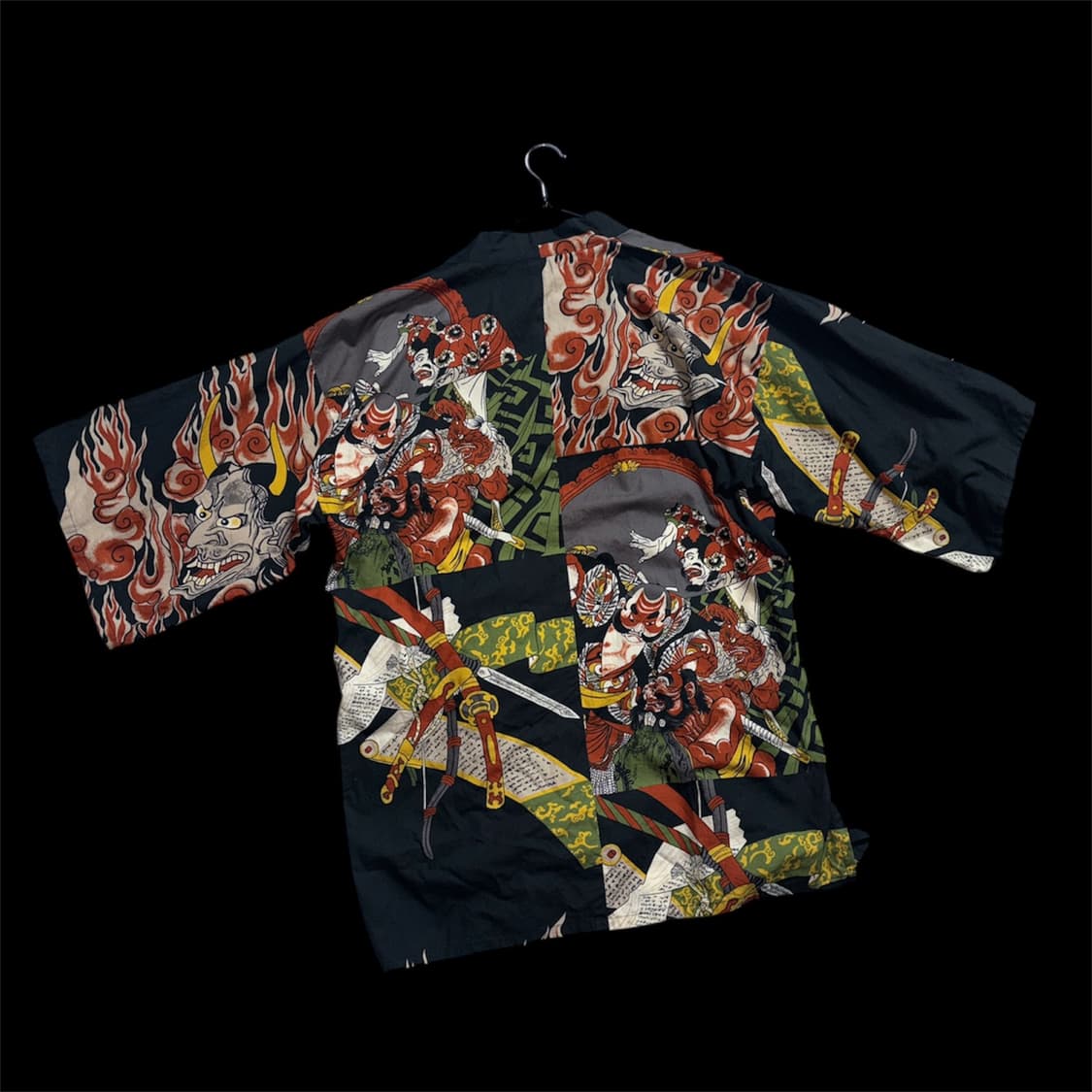 다크 그래픽 아트 하오리 가디건  상품이미지2