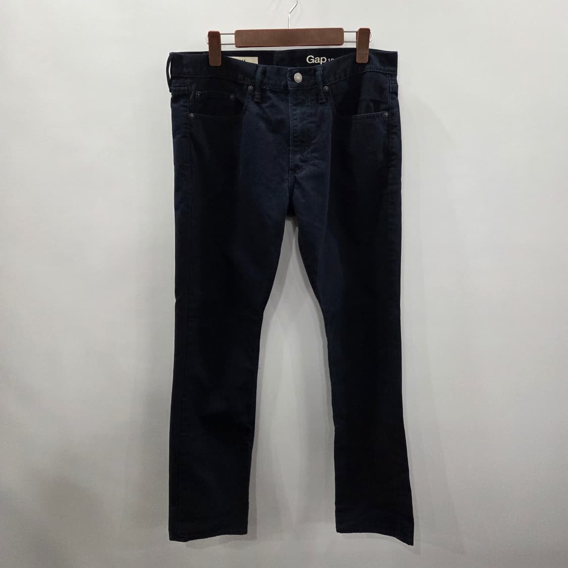 갭 슬림핏 네이비 코튼팬츠 32/30 상품이미지1