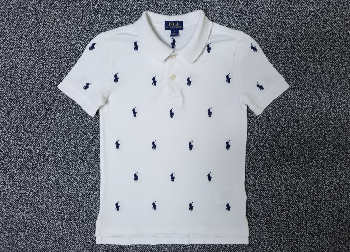 [무료배송][120]폴로 키즈 멀티 포니 반팔티 카라티 상품이미지1